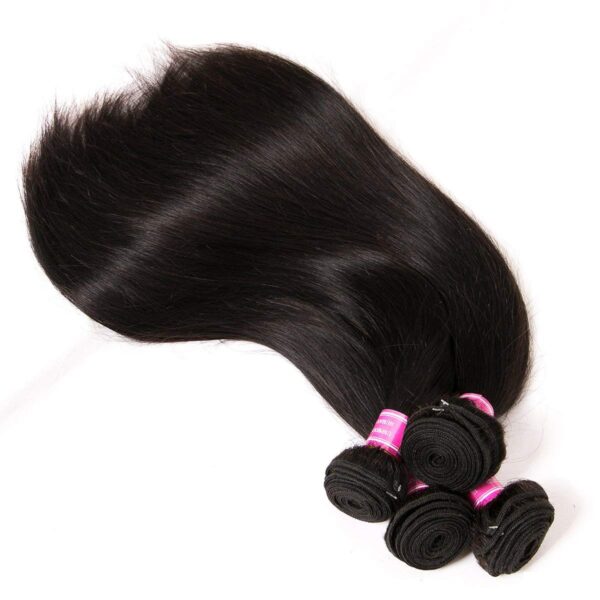 Free Shipping12inch Straight Human Hair 1 Bundle Natural Color