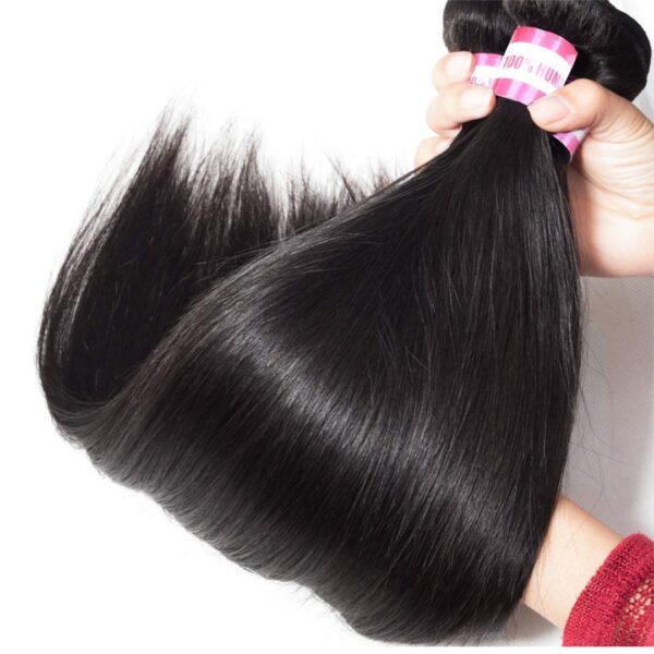 Free Shipping12inch Straight Human Hair 1 Bundle Natural Color