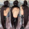 Yaki 360 Lace Frontal Wig Kinky Straight Human Hair Wigs For Blaock Women