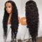 Pre Plucked Wet And Wavy Wigs Water Wave13x4 Lace Front Human Hair Wigs