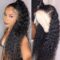 Wet And Wavy Wigs Deep Part HD 360 Lace Frontal Water Wave Human Hair Wigs
