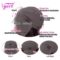 T1B/99J Colored Straight Human Hair Wigs Short Bob 13X4 HD Lace Front Wigs With Baby Hair