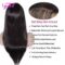 Real Brazilian Straight Hair Wigs 4x4 Lace Front Wigs Pre Plucked Hairline