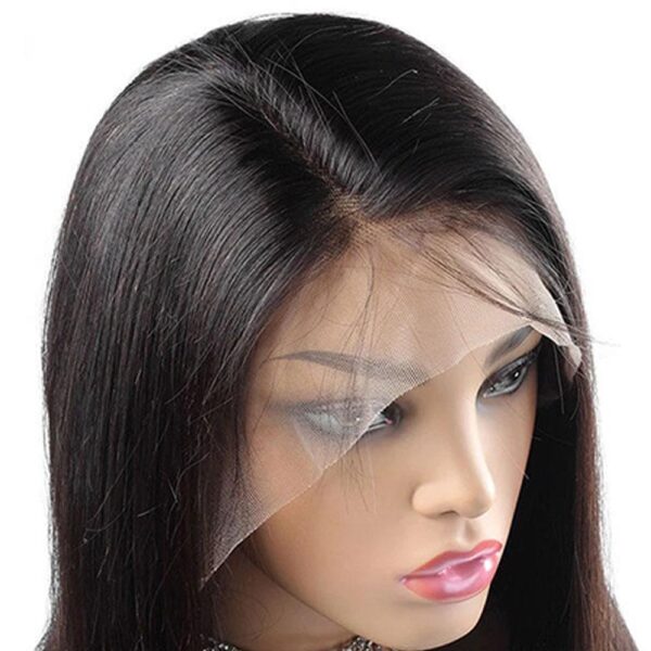 Real Brazilian Straight Hair Wigs 4x4 Lace Front Wigs Pre Plucked Hairline