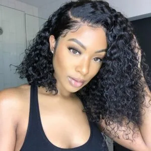 short-cut-curly-wig-1 Curly Short Bob Wigs 13x4 HD Lace Front Human Hair Wigs For Black Women