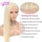Glueless 613 Blonde Straight Hair Wigs Pre Plucked 13X4 Lace Front Wigs for Black Women