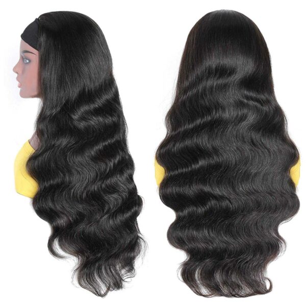 Body Wave Headband Wig Human Hair Wigs for Black Women Brazilian Scarf Wigs Wholesale Price