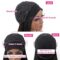 Headband Wig Human Hair Wigs for Black Women Brazilian Straight Scarf Wigs None Lace Wigs Natural Color