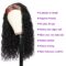 Water Wave Headband Wig Wet Any Wavy Human Hair Wigs for Black Women