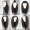 Yaki Headband Wig Human Hair Brazilian Kinky Straight Hair Wigs for Black Women