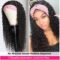 Deep Curly Headband Wigs Human Hair Thickness and Natural