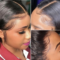 Straight Bob Wigs Human Hair 13x4 HD Transparents Lace Front Wigs for Black Women
