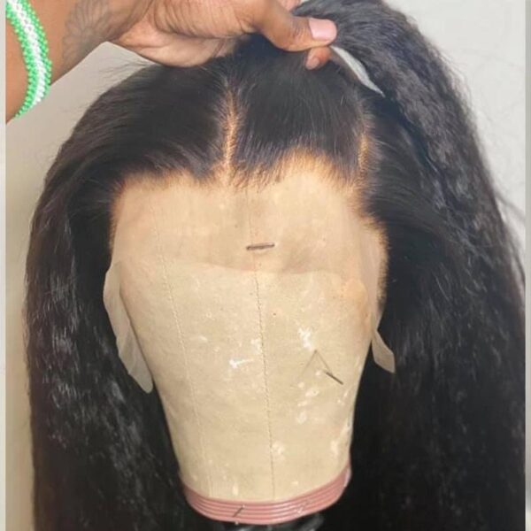 13×4 HD Lace Wig Yaki Lace Front Wigs Kinky Straight Hair Wigs for Black Women