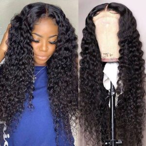13x6 HD Lace Wig Deep Wave Lace Front Human Hair Wigs for Black Women