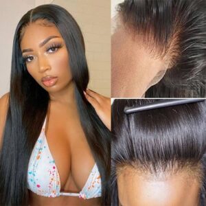 13x6 HD Lace Wig Straight Transparents Lace Front Wigs Human Hair