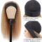 Glueless Blonde #27 Curly Headband Wig Human Hair Easy Install