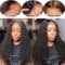 Pre plucked 4x4 HD Lace Wig Curly Hair Lace Closure Wigs for Black Women