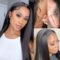 4x4 HD Lace Wig Straight Transparent Lace Closure Wigs Pre-plucked Hairline