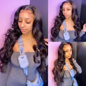 Body Wave Transparent 13×4 HD Lace Frontal Wigs Human Hair