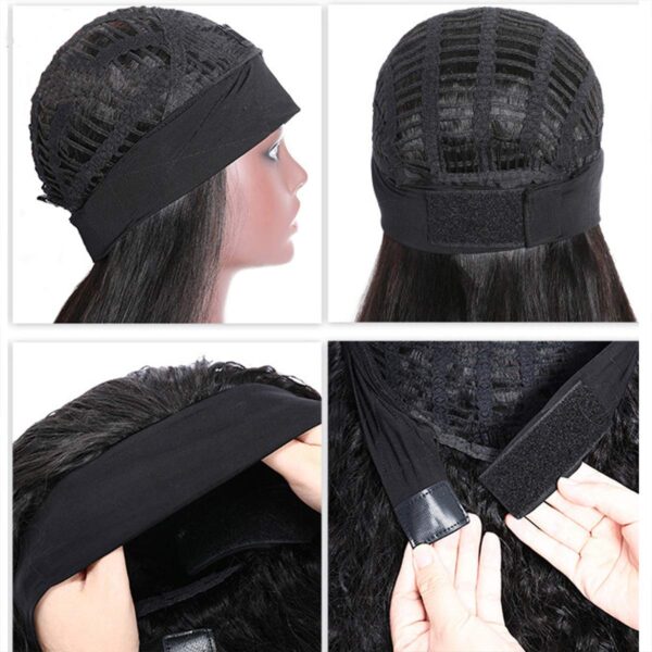 22 inch Body Wave Headband Wig No Gel Synthetic Long Wavy Wigs for Black Women