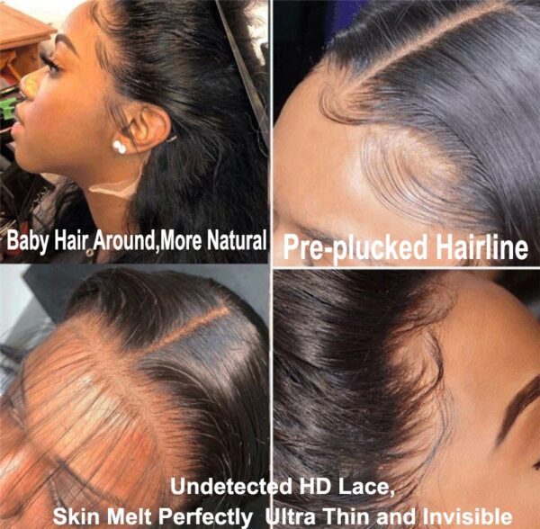 13x6 HD Lace Wig Water Wave Transparents Lace Front Wig Wet and Wave Human Hair Wigs