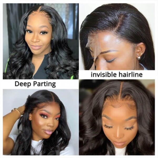 Affordable 5x5 HD Lace Wig Body Wave Density 180% Lace Closure Wigs