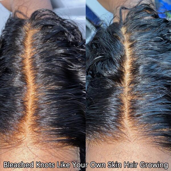 13x6 HD Lace Wig Water Wave Transparents Lace Front Wig Wet and Wave Human Hair Wigs