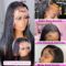 Straight 13×4 HD Lace Front Wigs Human Hair Pre-plucked Hairline