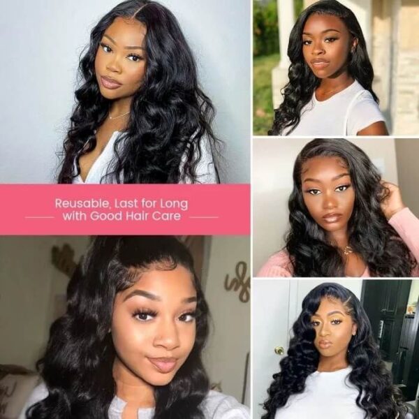 Loose Deep Wig 4x4 HD Lace Closure Wigs for Women