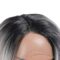 1B/Grey Ombre L Part Lace Front Synthetic Wig for Women