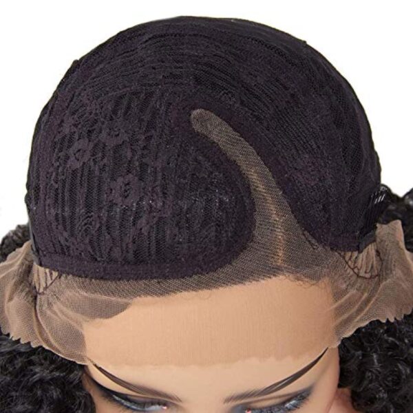 1B/Grey Ombre L Part Lace Front Synthetic Wig for Women