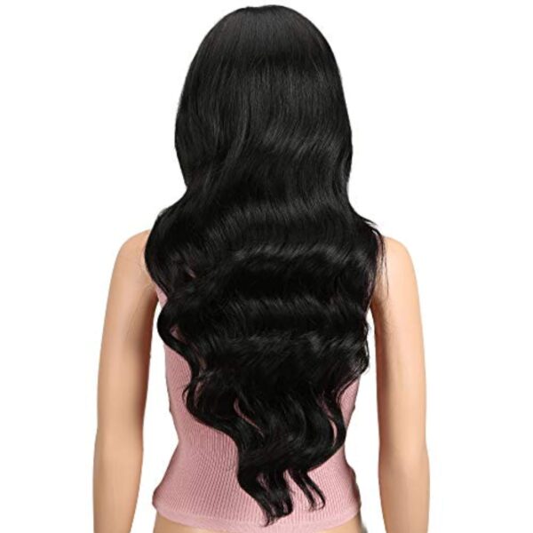 Synthetic Big Curly Wavy Supreme Free Parting HD 13X4 Lace Frontal Wigs With Baby Hair