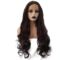T-part Lace Front wigs with Heat Resistance Long Wavy Brown Synthetic Hair