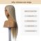 Synthetic Hair Real Natural For Women Soft T Part Straight Lace Front Wig