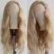 T-Part Lace Front Wig Gloden Blonde Synthetic Lace Front Wigs for Women
