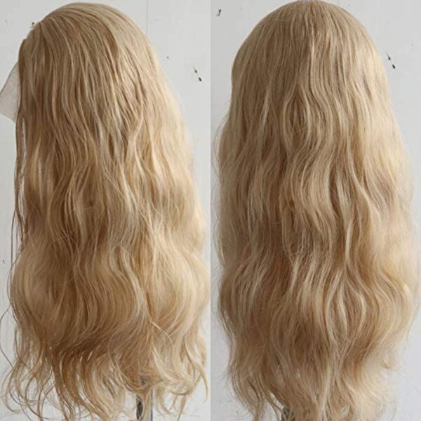T-Part Lace Front Wig Gloden Blonde Synthetic Lace Front Wigs for Women
