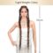 Soft Lace 35”Extra Long 100% Hand Braided 360 Swiss Lace Front Brown Double Dutch Braided Wigs