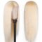 613 Blonde Wigs Long Blonde Straight Wigs for Women 4x4 Lace Front Wigs with Natural Baby Hair Middle Part Wig Synthetic Heat Resistant Fiber Wigs (20 Inch)-3 4x4 Lace Front Wigs Synthetic 613 Blonde Wigs Long Blonde Straight Wigs for Women