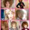 Afro Wigs For Black Women Short Kinky Curly Full Wigs Brown Mixed Blonde Synthetic Wigs