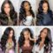 Lace Front Wig Synthetic Body Wave Lace Wigs for Black Women Long Wavy Wigs T Part 13x4x1 Lace Frontal Wigs
