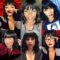 Black Wigs with Bangs for Women 14 Inches Synthetic Curly Bob Wig