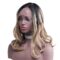 Blonde Synthetic Lace Frontal Wigs T Part 13X4X1 Lace Frontal Natural Wave