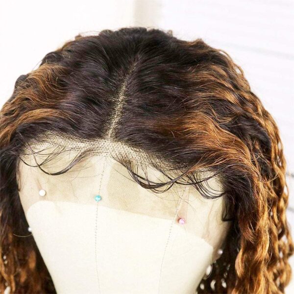 Brown Curly Lace Front Wigs for Black Women Long Loose Curly Wave13x3 Lace Wig