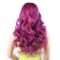 Colorful Wig Cosplay Costume Wig Long Natural Loose Wavy Red Mixed Purple Wigs for Women