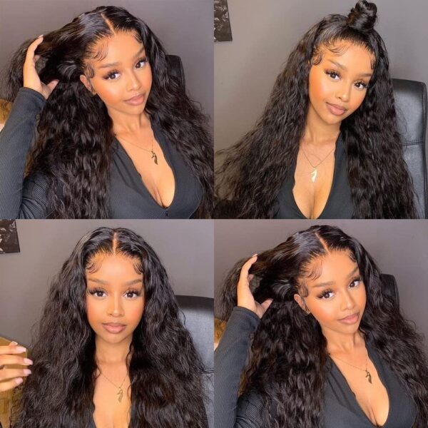 Glueless 13x3 Synthetic Lace Front Wigs with Baby Hair Loose Curly Wigs for Black Women