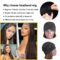 Synthetic Highlights Headband Wig for Women Black/Brown Long Straight Headband Wig
