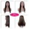 Long Straight Headband Wigs for Black Women 24 Inch Synthetic Headband Wig