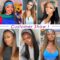 Long Straight Headband Wigs for Black Women 24 Inch Synthetic Headband Wig