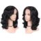 U Part Synthetic Lace Front Wigs for black women Loose Wave Hair Wigs Pure Color Heat Resistant Weave