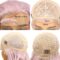 Glueless 13x1 Lace Front Wig Synthetic Lace Front Wigs Short Brick Red Wavy Synthetic Wigs for Women
